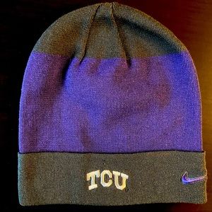 TCU Nike beanie, like new